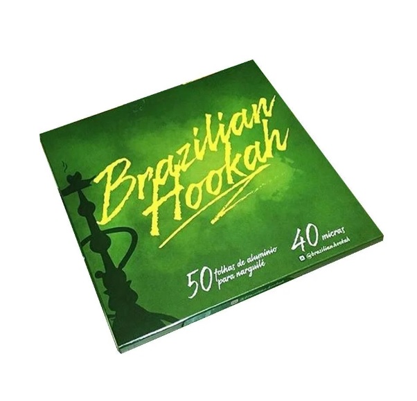 FOLHA ALUMINIO BRAZILIAN HOOKAH