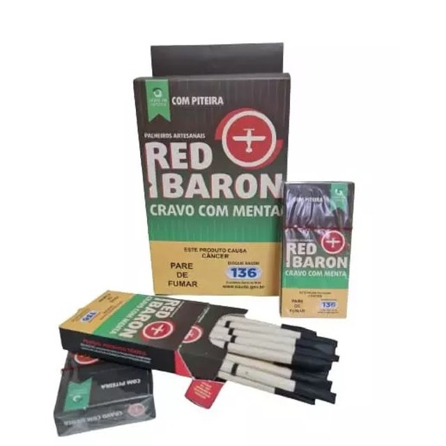 RED BARON CRAVO COM MENTA C/ PITEIRA