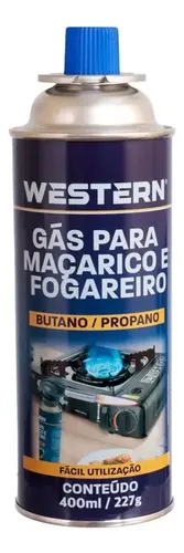 GAS WESTERN PARA MAÇARICO