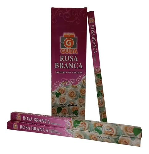 INCENSO GUDA ROSA BRANCA