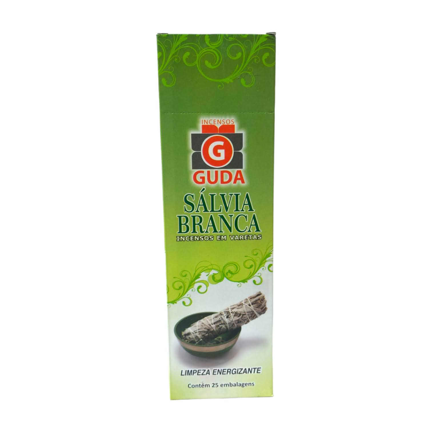 INCENSO GUDA SALVIA BRANCA